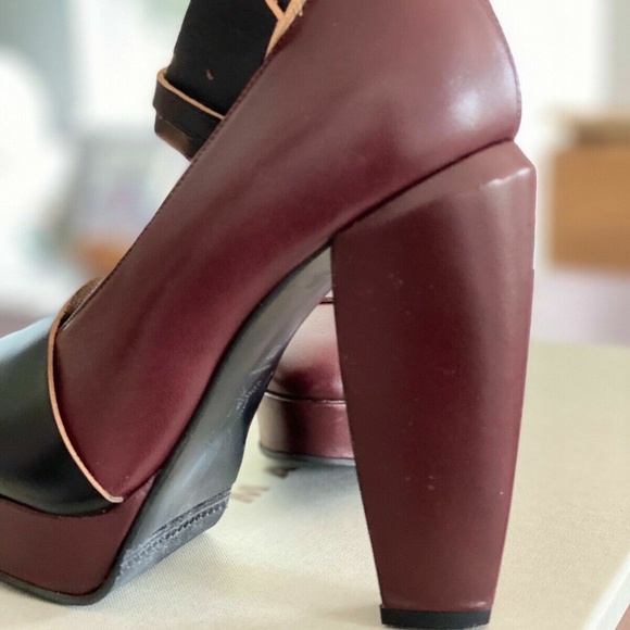 Marni brown ankle strap 5" heel pumps size 37 made in Italy - Picture 10 of 10